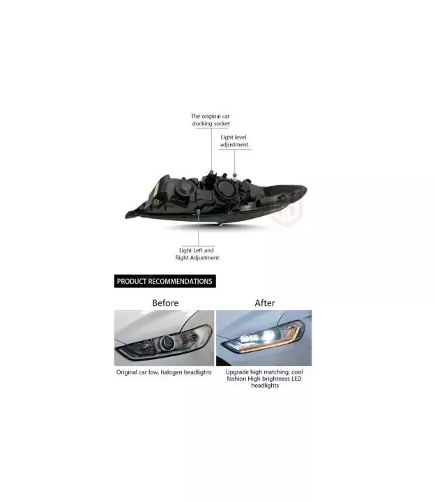 Μπροστινά Φανάρια Set Για Ford Mondeo mk5 13-16 DRL Chrome H7/Led Με Φλας Dynamic Carner
