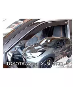 Ανεμοθραύστες για Toyota Aygo X (2022+) - 2τμχ. εμπρός και πίσω 