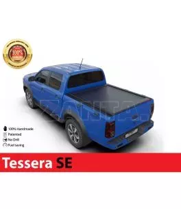 Ρολό καπάκι καρότσας αλουμινίου Tessera SE σε μαύρο ματ Evo Cross 4 & Jac T8 PRO & DR PK8 