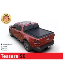 Ρολό καπάκι καρότσας αλουμινίου Tessera SE σε μαύρο ματ Ford Maverick 2022+ 