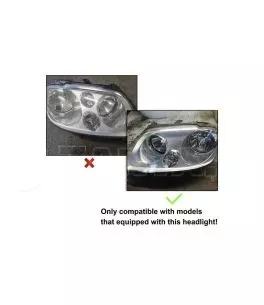 Αντάπτορας Τοποθέτησης Xenon & Led Για VW CADDY III (03-10)  H7 TK-130 1 Τεμάχιο 
