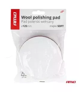 ΣΦΟΥΓΓΑΡΙ ΓΥΑΛΙΣΜΑΤΟΣ ΜΑΛΛΙΝΟ ΤΡΙΒΕΙΟΥ SOFT  125mm AMIO - 1 Τεμ. 