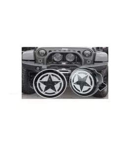 Jeep Wrangler (JK) 2007-2018 Μπροστινά Φλας Μάσκας [Red Star] 