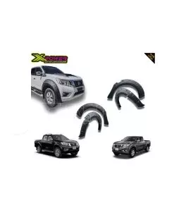 Nissan Navara (NP300) 2015+ Φρύδια Τροχών Slim Με LED (4Drs) 