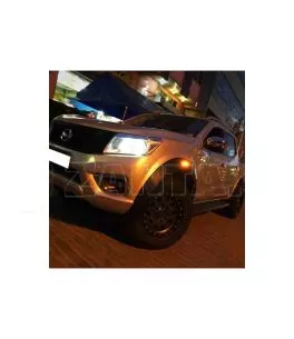 Nissan Navara (NP300) 2015+ Φρύδια Τροχών Slim Με LED (4Drs) 