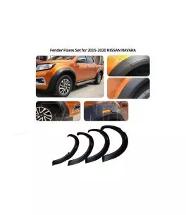 Nissan Navara (NP300) 2015+ Φρύδια Τροχών Slim Με LED (4Drs) 