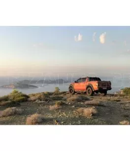 Ford Ranger T6 2012-2016 Φρύδια Τροχών Μαύρα με Διακοσμητικές Βίδες (Modified) 