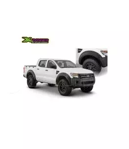 Ford Ranger T6 2012-2016 Φρύδια Τροχών Μαύρα με Διακοσμητικές Βίδες (Modified) 