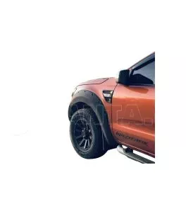 Ford Ranger T6 2012-2016 Φρύδια Τροχών Μαύρα με Διακοσμητικές Βίδες (Modified) 