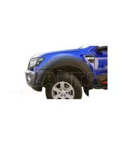 Ford Ranger T6 2012-2016 Φρύδια Τροχών Μαύρα με Διακοσμητικές Βίδες (Modified) 