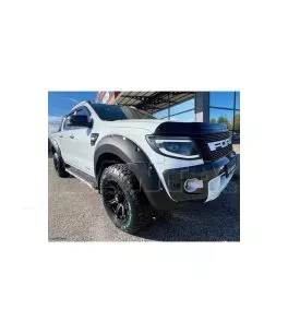 Ford Ranger T6 2012-2016 Φρύδια Τροχών Μαύρα με Διακοσμητικές Βίδες (Modified) 