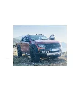 Ford Ranger T6 2012-2016 Φρύδια Τροχών Μαύρα με Διακοσμητικές Βίδες (Modified) 