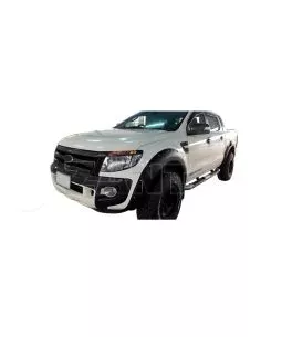 Ford Ranger T6 2012-2016 Φρύδια Τροχών Μαύρα με Διακοσμητικές Βίδες (Modified) 