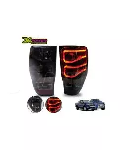 Ford Ranger (T6) 2012-2016 Πίσω Φανάρια Smoked Led [Eagle Eyes] 