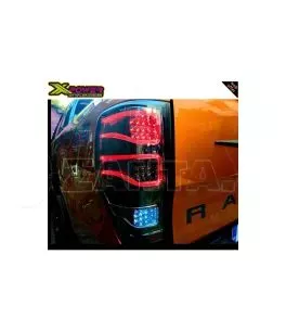 Ford Ranger (T6) 2012-2016 Πίσω Φανάρια Smoked Led [Eagle Eyes] 