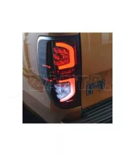 Ford Ranger (T7/T8) 2016+ Πίσω Φανάρια Smoked Led [Yellow] 