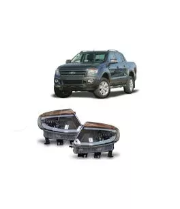 Ford Ranger (T6) 2012-2016 Εμπρόσθια Φανάρια Led [Modified] 