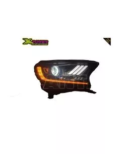 Ford Ranger (T7/T8) 2016+ Εμπρόσθια Φανάρια Led [Mustang Style] 