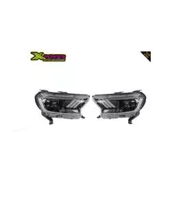 Ford Ranger (T7/T8) 2016+ Εμπρόσθια Φανάρια Led [Mustang Style] 