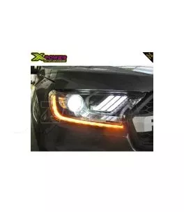 Ford Ranger (T7/T8) 2016+ Εμπρόσθια Φανάρια Led [Mustang Style] 