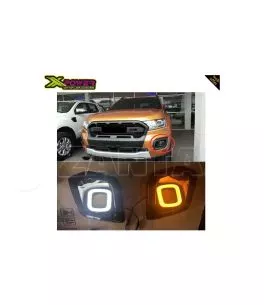 Ford Ranger (T8) 2019+ Εμπρόσθια Προβολάκια Ομίχλης DRL 