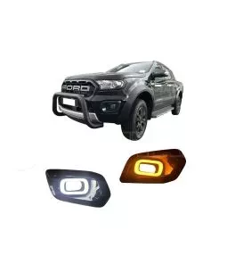 Ford Ranger (T8) 2019+ Εμπρόσθια Προβολάκια Ομίχλης DRL 