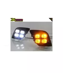 Toyota Hilux (Revo) 2015-2020 Εμπρόσθια Προβολάκια Ομίχλης Projector DRL  