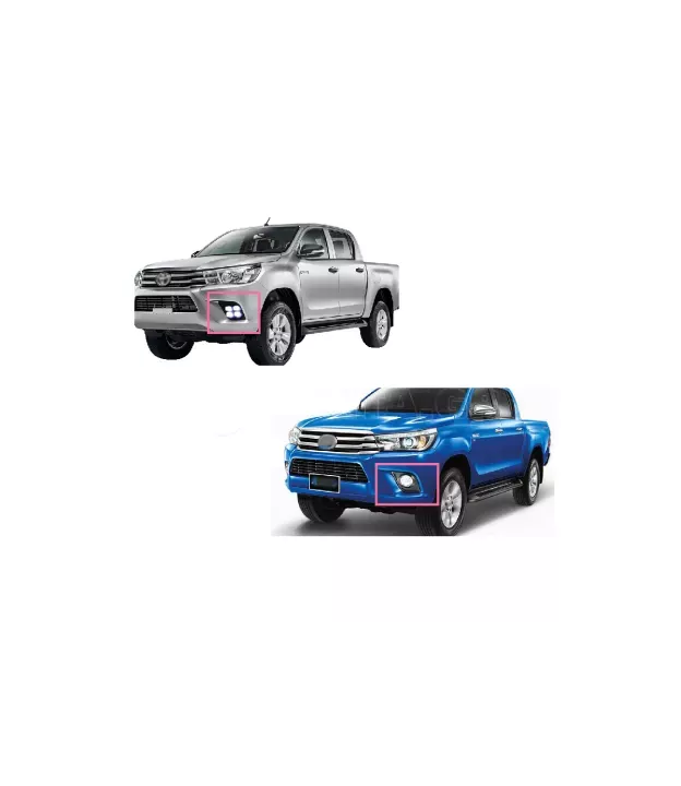 Toyota Hilux (Revo) 2015-2020 Εμπρόσθια Προβολάκια Ομίχλης Projector DRL