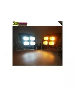 Toyota Hilux (Revo) 2015-2020 Εμπρόσθια Προβολάκια Ομίχλης Projector DRL  