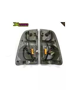 Toyota Hilux (Vigo) 2005-2015 Πίσω Φανάρια Smoked Led [Μoiety] 