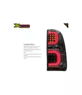 Toyota Hilux (Vigo) 2005-2015 Πίσω Φανάρια Smoked Led [Μoiety] 