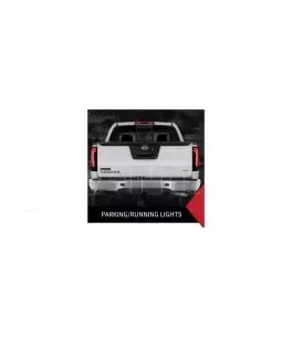 Nissan Navara (NP300) 2015+ Πίσω Φανάρια Smoked Led [X-Type] 