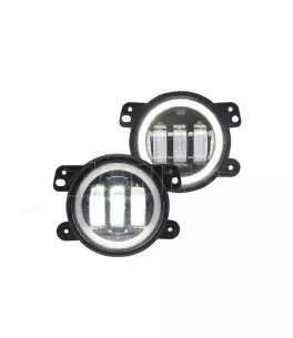 Jeep Wrangler (JK) 2007-2018 Led Προβολείς Ομίχλης 4" Ιντσών Με Σύστημα Drl 