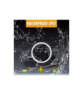 Jeep Wrangler (JK) 2007-2018 Led Προβολείς Ομίχλης 4" Ιντσών Με Σύστημα Drl 