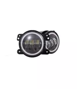 Jeep Wrangler (JK) 2007-2018 Led Προβολείς Ομίχλης 4" Ιντσών Με Σύστημα Drl 