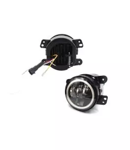 Jeep Wrangler (JK) 2007-2018 Led Προβολείς Ομίχλης 4" Ιντσών Με Σύστημα Drl 