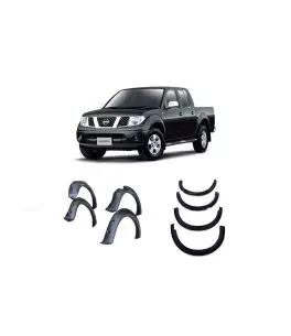 Nissan Navara (D40) 2005-2011 Φρύδια Τροχών Μαύρα Με Διακοσμητικές Βίδες 