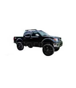 Nissan Navara (D40) 2005-2011 Φρύδια Τροχών Μαύρα Με Διακοσμητικές Βίδες 
