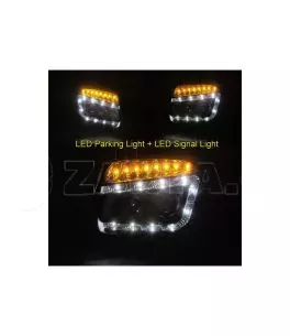 Suzuki Jimny 1998-2018 Εμπρόσθια Φανάρια Led [Angel Eyes] 