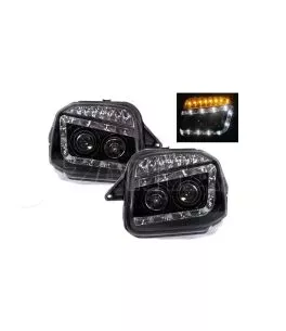 Suzuki Jimny 1998-2018 Εμπρόσθια Φανάρια Led [Angel Eyes] 