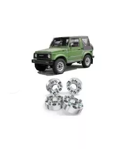 Suzuki Samurai 1988+ Αποστάτες Τροχών 3,8 Πόντων [Με Κέντρο] 