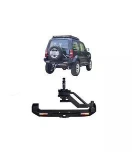 Suzuki Jimny 1998-2018 Σιδερένιος Οπίσθιος Προφυλακτήρας Με Βάση Ρεζέρβας 