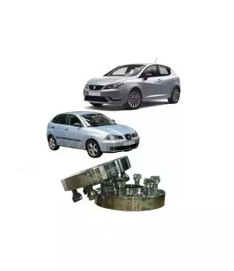 Seat Ibiza 2002+ Αποστάτες Τροχών 2 Πόντων [Με Κέντρο] 