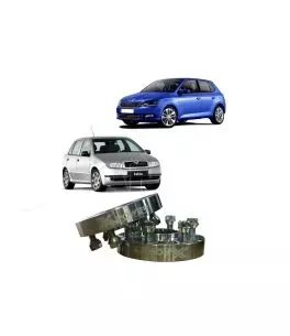 Skoda Fabia 1999+ Αποστάτες Τροχών 2 Πόντων [Με Κέντρο] 