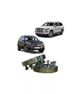 Mercedes GL/GLS-Class 2006-2016 Αποστάτες Τροχών 2 Πόντων [Με Κέντρο] 