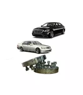 Mercedes S-Class 1991+ Αποστάτες Τροχών 2 Πόντων [Με Κέντρο] 