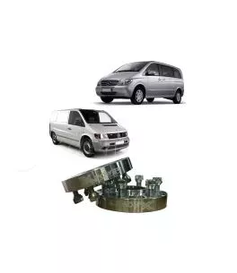 Mercedes Viano 1996-2014 Αποστάτες Τροχών 2 Πόντων [Με Κέντρο] 