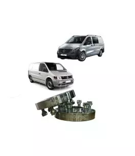 Mercedes Vito 1996+ Αποστάτες Τροχών 2 Πόντων [Με Κέντρο] 