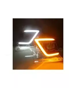 Toyota Hilux (Revo) 2015-2020 Εμπρόσθια Προβολάκια Ομίχλης DRL [Τύπος 2] 