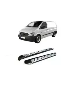 Mercedes Vito 2010-2014 Σκαλοπάτια [Silver Combo] 